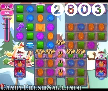 Candy Crush Saga : Level 2803 – Videos, Cheats, Tips and Tricks