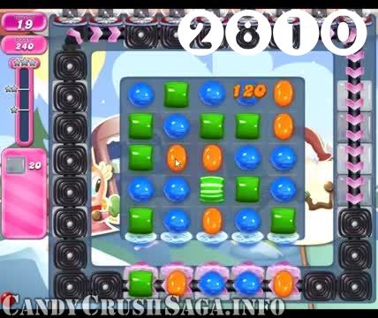 Candy Crush Saga : Level 2810 – Videos, Cheats, Tips and Tricks
