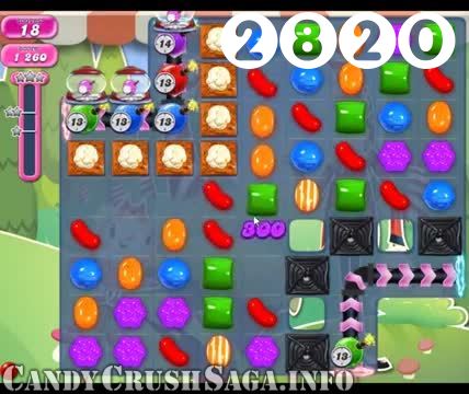 Candy Crush Saga : Level 2820 – Videos, Cheats, Tips and Tricks