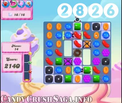 Candy Crush Saga : Level 2826 – Videos, Cheats, Tips and Tricks