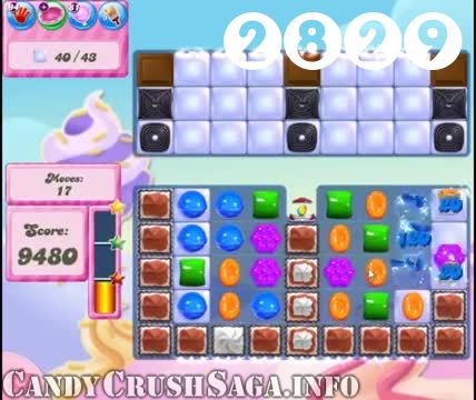 Candy Crush Saga : Level 2829 – Videos, Cheats, Tips and Tricks