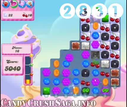 Candy Crush Saga : Level 2831 – Videos, Cheats, Tips and Tricks