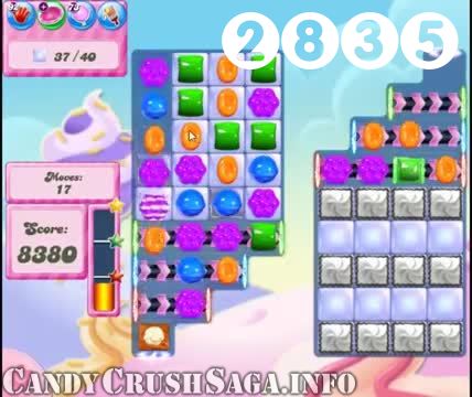 Candy Crush Saga : Level 2835 – Videos, Cheats, Tips and Tricks