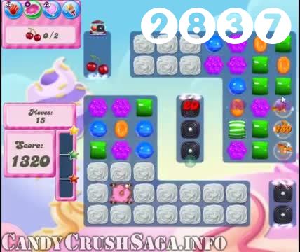 Candy Crush Saga : Level 2837 – Videos, Cheats, Tips and Tricks