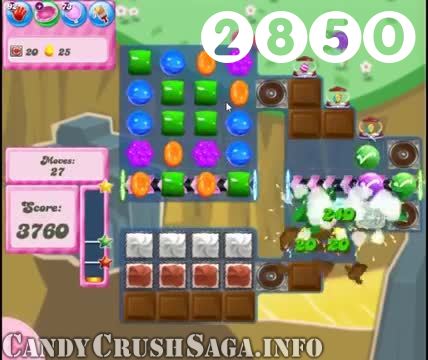 Candy Crush Saga : Level 2850 – Videos, Cheats, Tips and Tricks