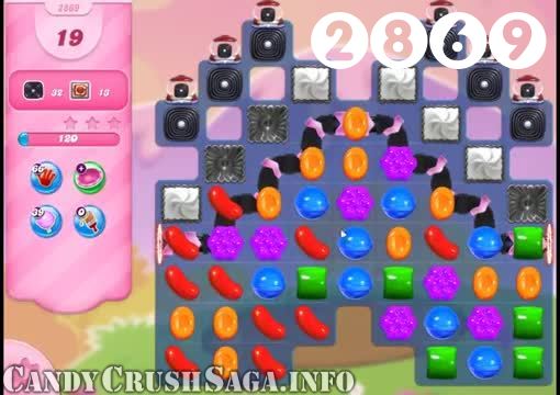 Candy Crush Saga : Level 2869 – Videos, Cheats, Tips and Tricks