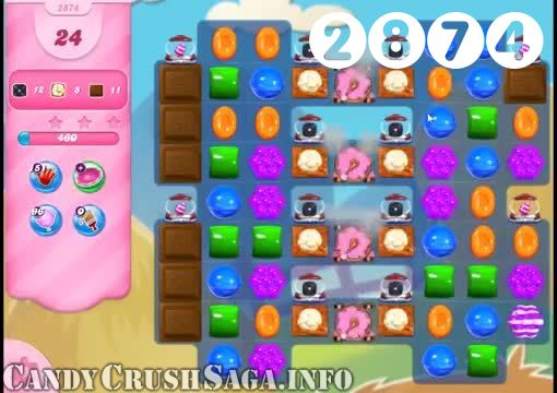 Candy Crush Saga : Level 2874 – Videos, Cheats, Tips and Tricks