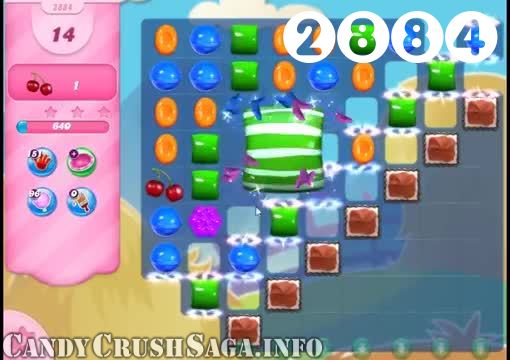 Candy Crush Saga : Level 2884 – Videos, Cheats, Tips and Tricks