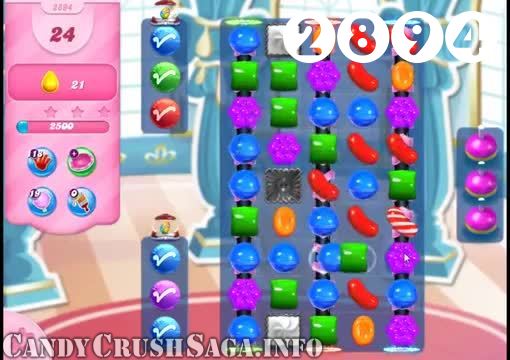 Candy Crush Saga : Level 2894 – Videos, Cheats, Tips and Tricks