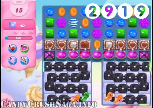 Candy Crush Saga : Level 2919 – Videos, Cheats, Tips and Tricks