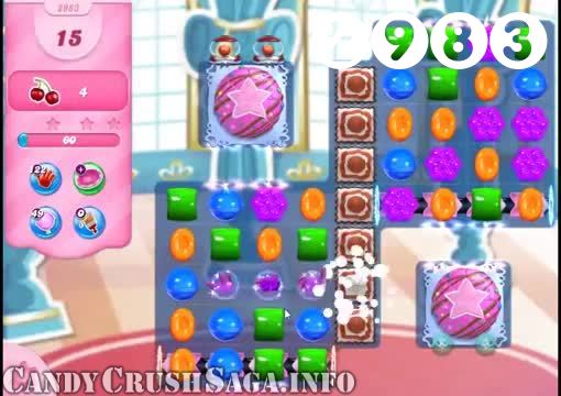 Candy Crush Saga : Level 2983 – Videos, Cheats, Tips and Tricks