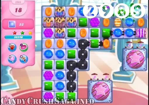 Candy Crush Saga : Level 2988 – Videos, Cheats, Tips and Tricks