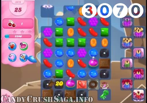 Candy Crush Saga : Level 3070 – Videos, Cheats, Tips and Tricks