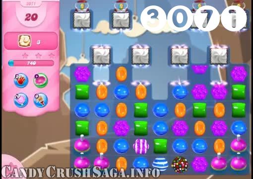 Candy Crush Saga : Level 3071 – Videos, Cheats, Tips and Tricks