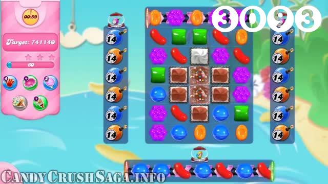 Candy Crush Saga : Level 3093 – Videos, Cheats, Tips and Tricks