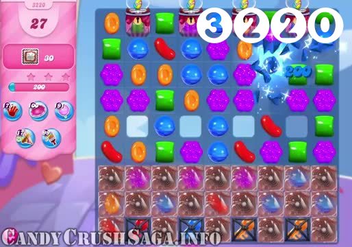 Candy Crush Saga : Level 3220 – Videos, Cheats, Tips and Tricks