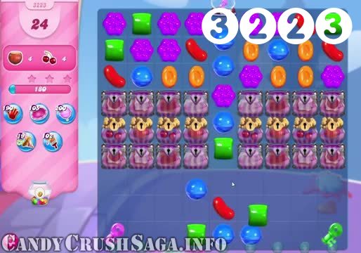 Candy Crush Saga : Level 3223 – Videos, Cheats, Tips and Tricks