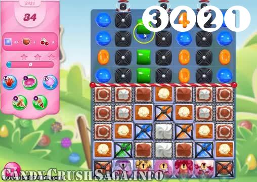 Candy Crush Saga : Level 3421 – Videos, Cheats, Tips and Tricks