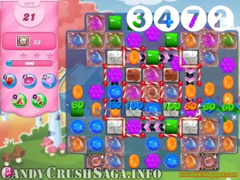 Candy Crush Saga : Level 3472 – Videos, Cheats, Tips and Tricks