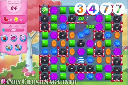 Candy Crush Saga : Level 3477 – Videos, Cheats, Tips and Tricks