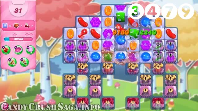 Candy Crush Saga : Level 3479 – Videos, Cheats, Tips and Tricks