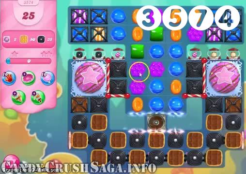 Candy Crush Saga : Level 3574 – Videos, Cheats, Tips and Tricks