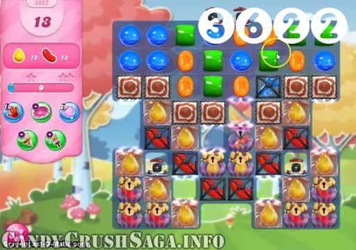 Candy Crush Saga : Level 3622 – Videos, Cheats, Tips and Tricks