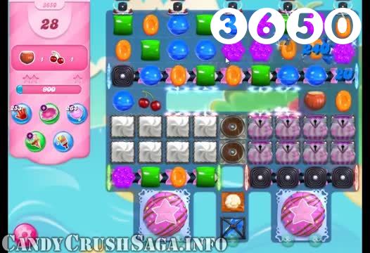Candy Crush Saga : Level 3650 – Videos, Cheats, Tips and Tricks
