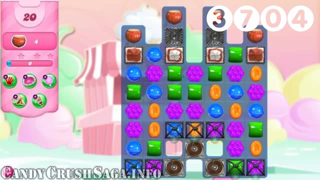 Candy Crush Saga : Level 3704 – Videos, Cheats, Tips and Tricks