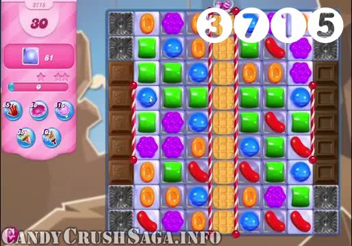 Candy Crush Saga : Level 3715 – Videos, Cheats, Tips and Tricks
