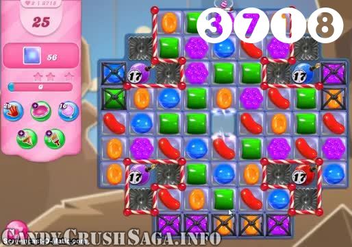 Candy Crush Saga : Level 3718 – Videos, Cheats, Tips and Tricks