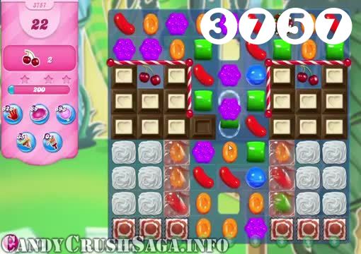 Candy Crush Saga : Level 3757 – Videos, Cheats, Tips and Tricks
