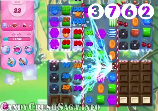 Candy Crush Saga : Level 3762 – Videos, Cheats, Tips and Tricks