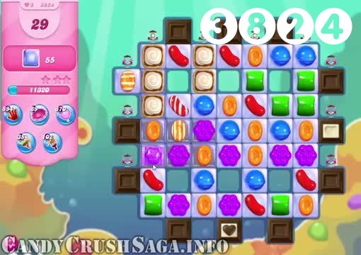 Candy Crush Saga : Level 3824 – Videos, Cheats, Tips and Tricks