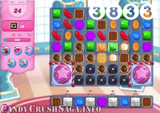Candy Crush Saga : Level 3833 – Videos, Cheats, Tips and Tricks