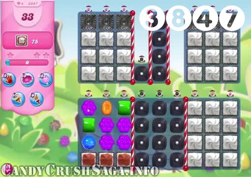 Candy Crush Saga : Level 3847 – Videos, Cheats, Tips and Tricks
