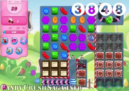 Candy Crush Saga : Level 3848 – Videos, Cheats, Tips and Tricks