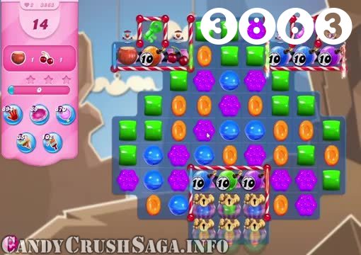 Candy Crush Saga : Level 3863 – Videos, Cheats, Tips and Tricks