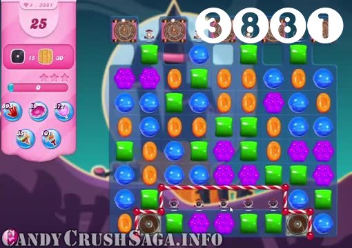Candy Crush Saga : Level 3881 – Videos, Cheats, Tips and Tricks