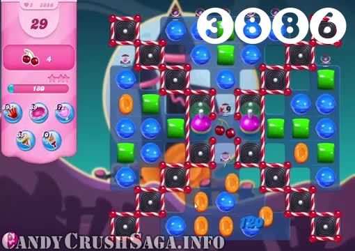 Candy Crush Saga : Level 3886 – Videos, Cheats, Tips and Tricks