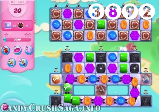 Candy Crush Saga : Level 3892 – Videos, Cheats, Tips and Tricks