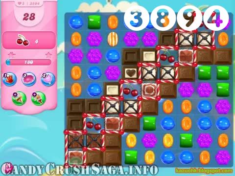 Candy Crush Saga : Level 3894 – Videos, Cheats, Tips and Tricks