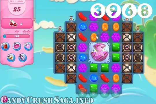 Candy Crush Saga : Level 3968 – Videos, Cheats, Tips and Tricks