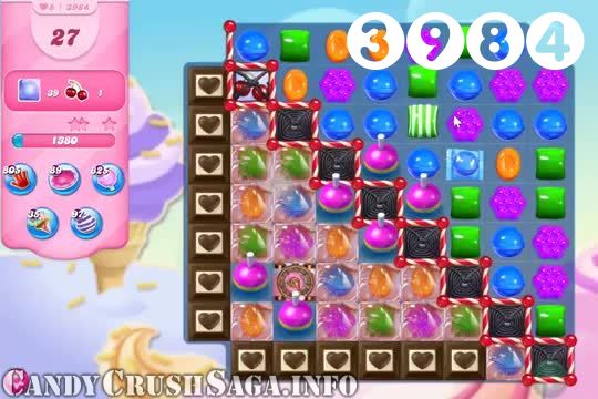 Candy Crush Saga : Level 3984 – Videos, Cheats, Tips and Tricks