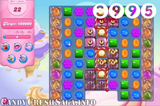 Candy Crush Saga : Level 3995 – Videos, Cheats, Tips and Tricks