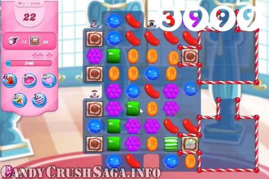 Candy Crush Saga : Level 3999 – Videos, Cheats, Tips and Tricks