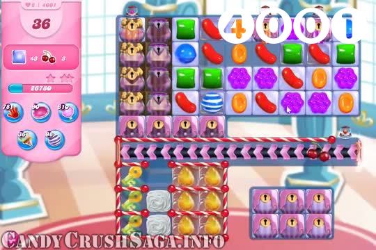 Candy Crush Saga : Level 4001 – Videos, Cheats, Tips and Tricks