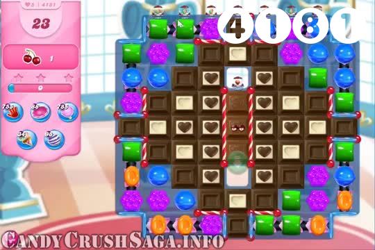 Candy Crush Saga : Level 4181 – Videos, Cheats, Tips and Tricks