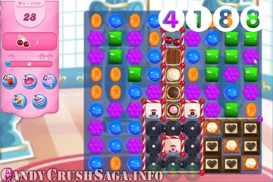 Candy Crush Saga : Level 4188 – Videos, Cheats, Tips and Tricks