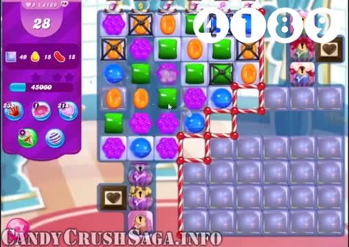 Candy Crush Saga : Level 4189 – Videos, Cheats, Tips and Tricks